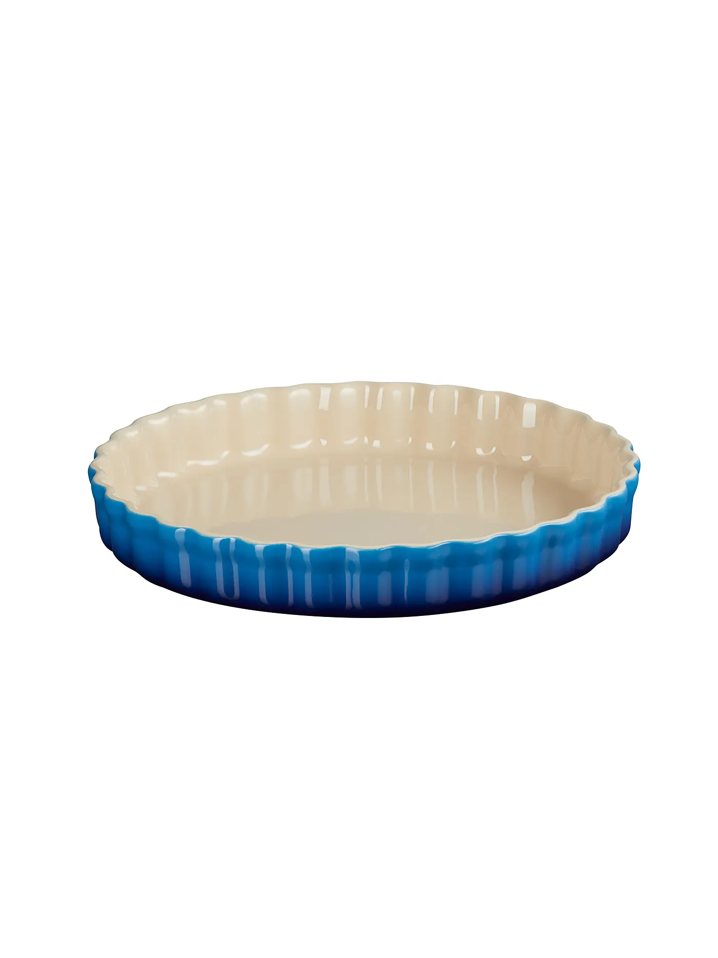 LE CREUSET | Tarteform "Poterie" 28cm/2,1l (Ofenrot) | blau