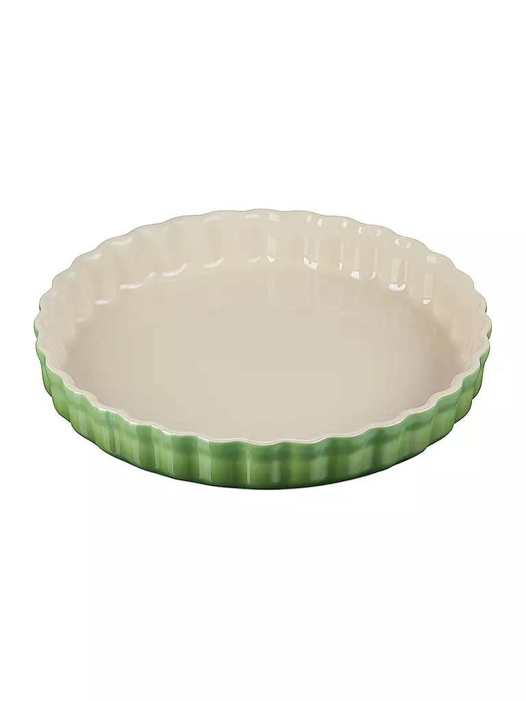 LE CREUSET | Tarteform Poterie 28cm Bamboo Green | grün