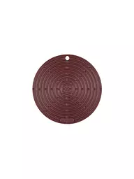 LE CREUSET | Topflappen rund  Klassic 20,5cm Garnet | dunkelrot