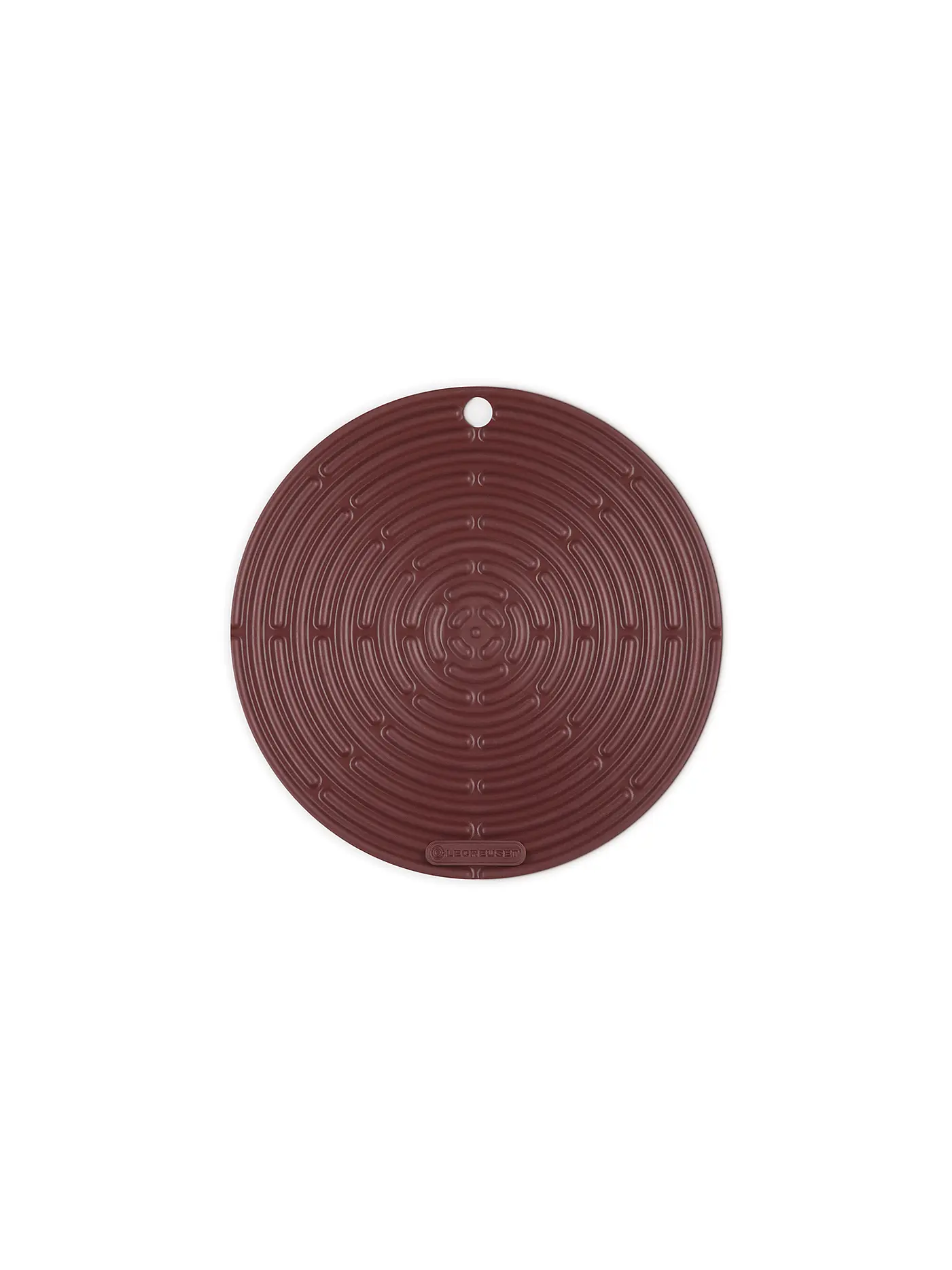 LE CREUSET | Topflappen rund  Klassic 20,5cm Garnet | dunkelrot