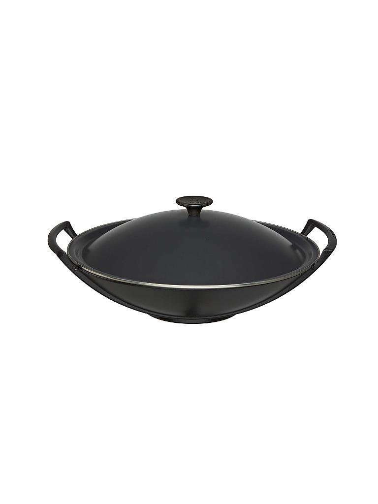 LE CREUSET | Wok mit Deckel 36cm (schwarz) | schwarz