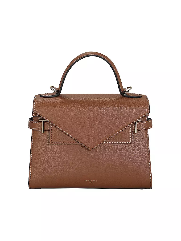 LE TANNEUR | Ledertasche - Henkeltasche EMILIE FLAP Medium | camel