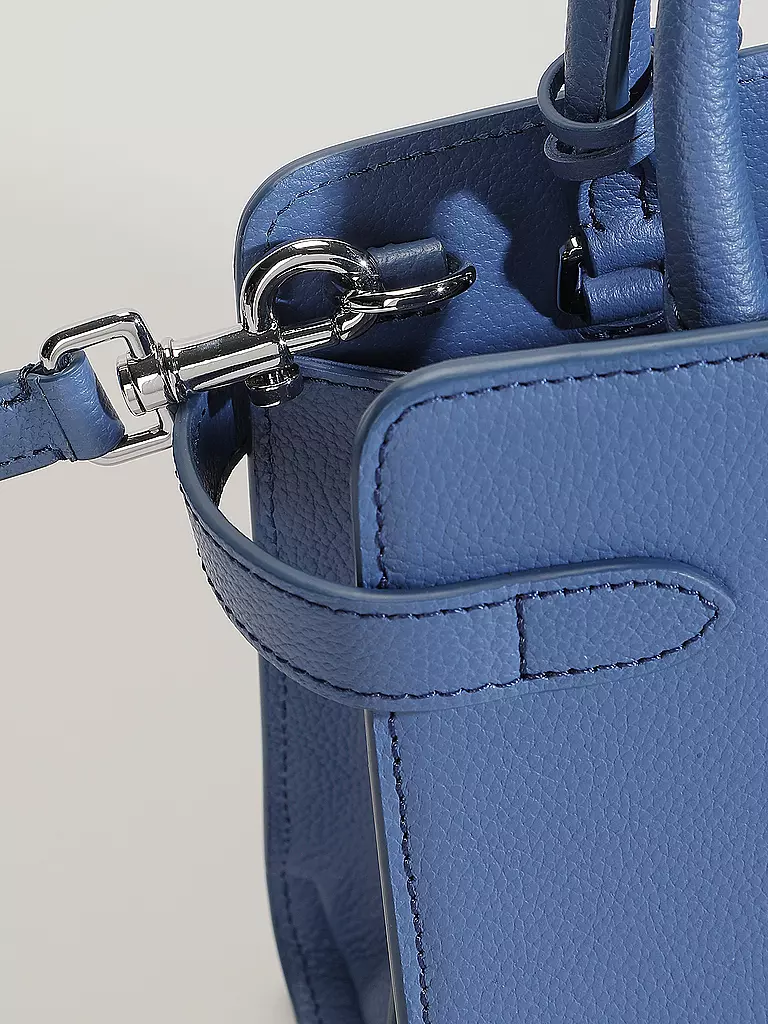 LE TANNEUR | Ledertasche - Henkeltasche EMILIE Small | blau