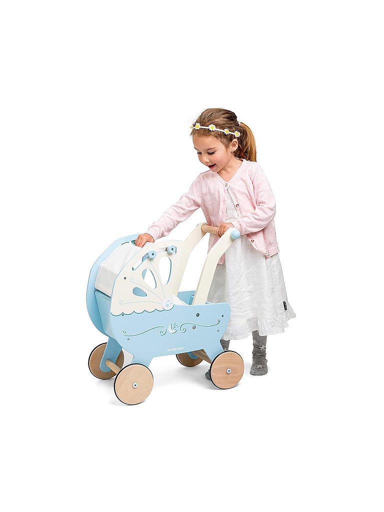 LE TOY VAN | Holz-Puppenwagen (blau) | keine Farbe