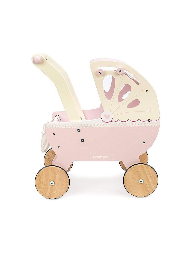 LE TOY VAN | Holz-Puppenwagen (rosa) | keine Farbe