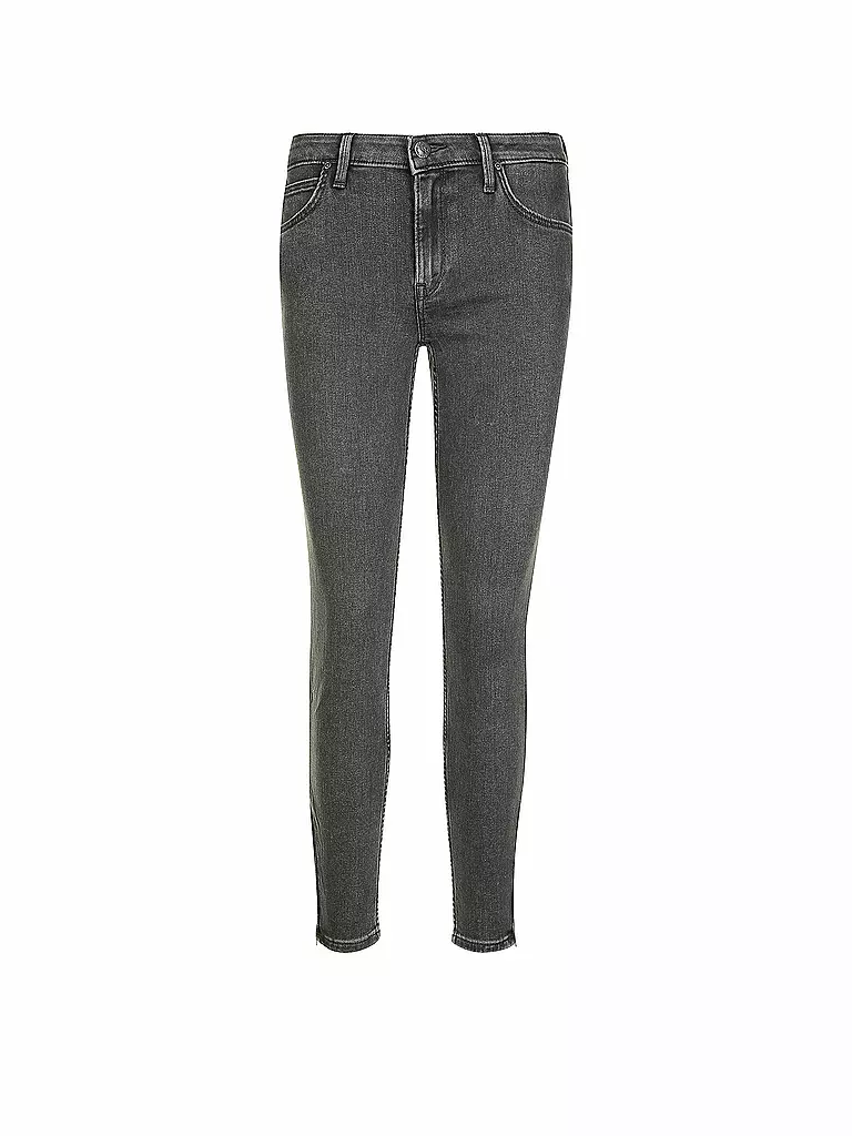 LEE | Jeans Skinny-Fit "Scarlett Cropped" | grau