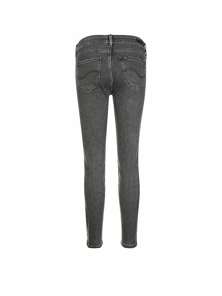LEE | Jeans Skinny-Fit "Scarlett Cropped" | grau