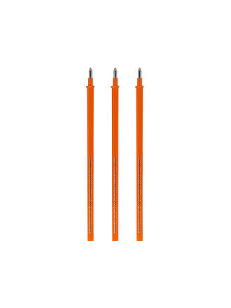 LEGAMI | Ersatzmine für löschbaren Gelstift - Erasable Pen 3er Pkg. Orange 