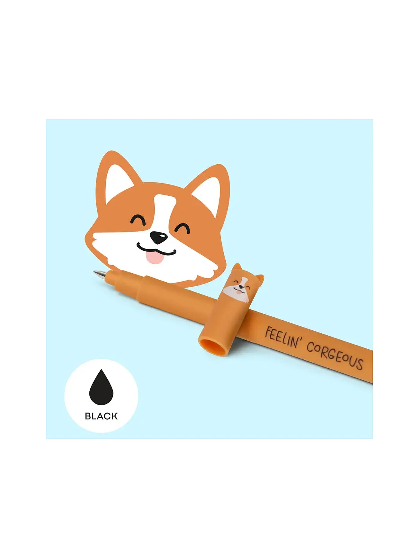 LEGAMI | Löschbarer Gelstift CORGI | keine Farbe