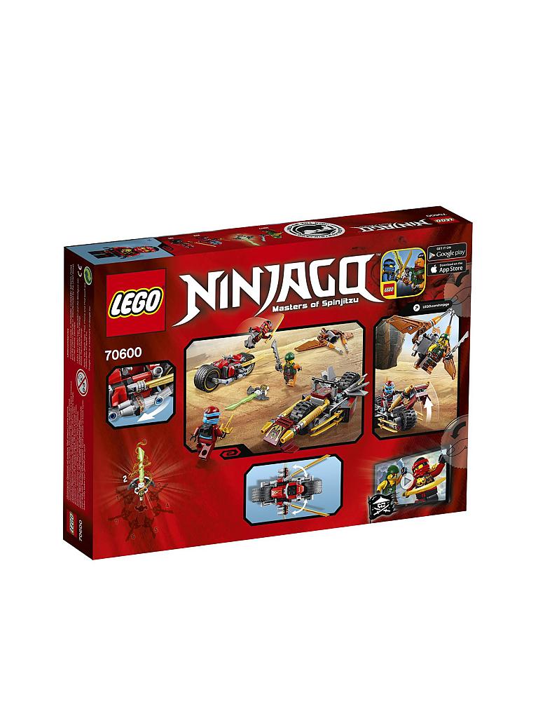 LEGO | ADVENTURE - Ninjago - Ninja Bike Jagd 70600 | 