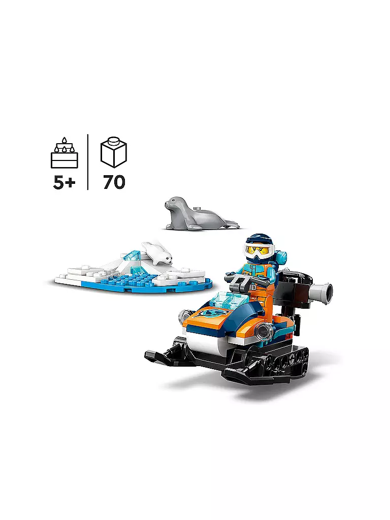 LEGO | City - Arktis-Schneemobil 60376 | keine Farbe