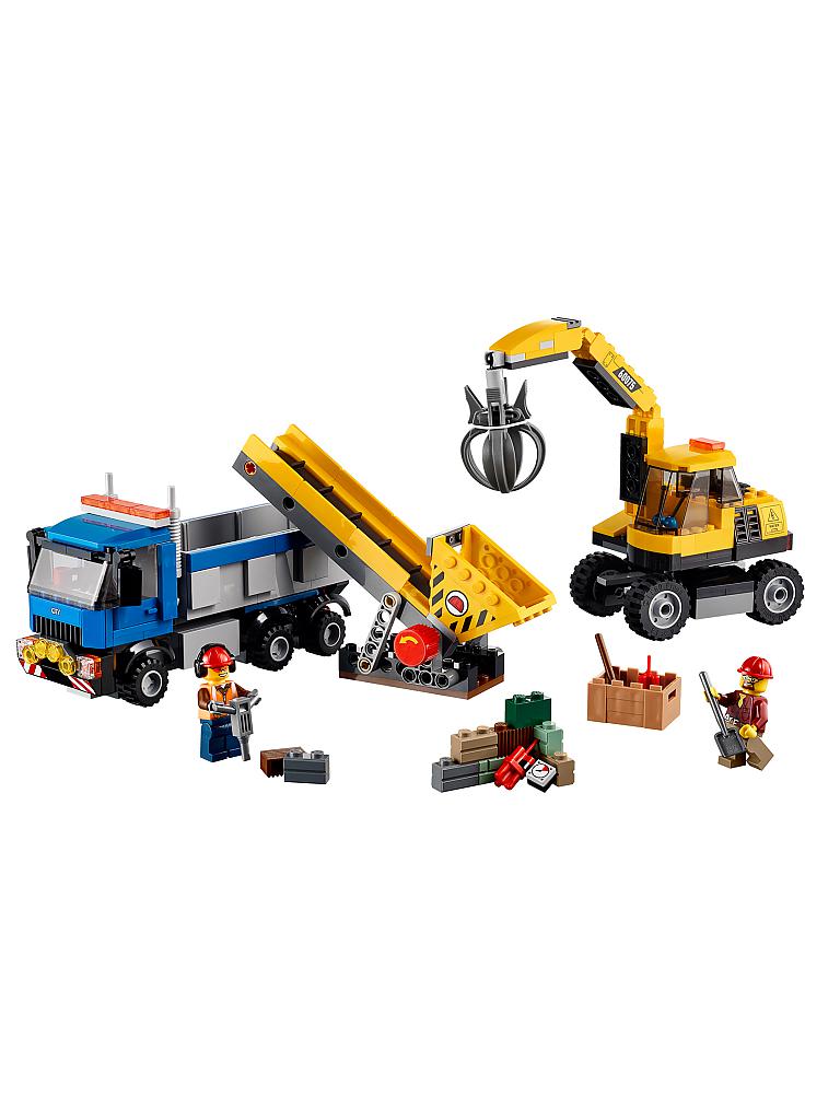 LEGO | CITY - Bagger und Sportwagen | transparent