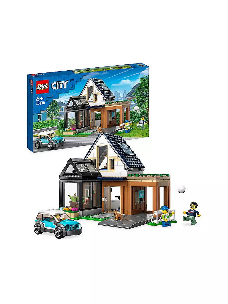 LEGO | City - Familienhaus mit Elektroauto 60398 | keine Farbe
