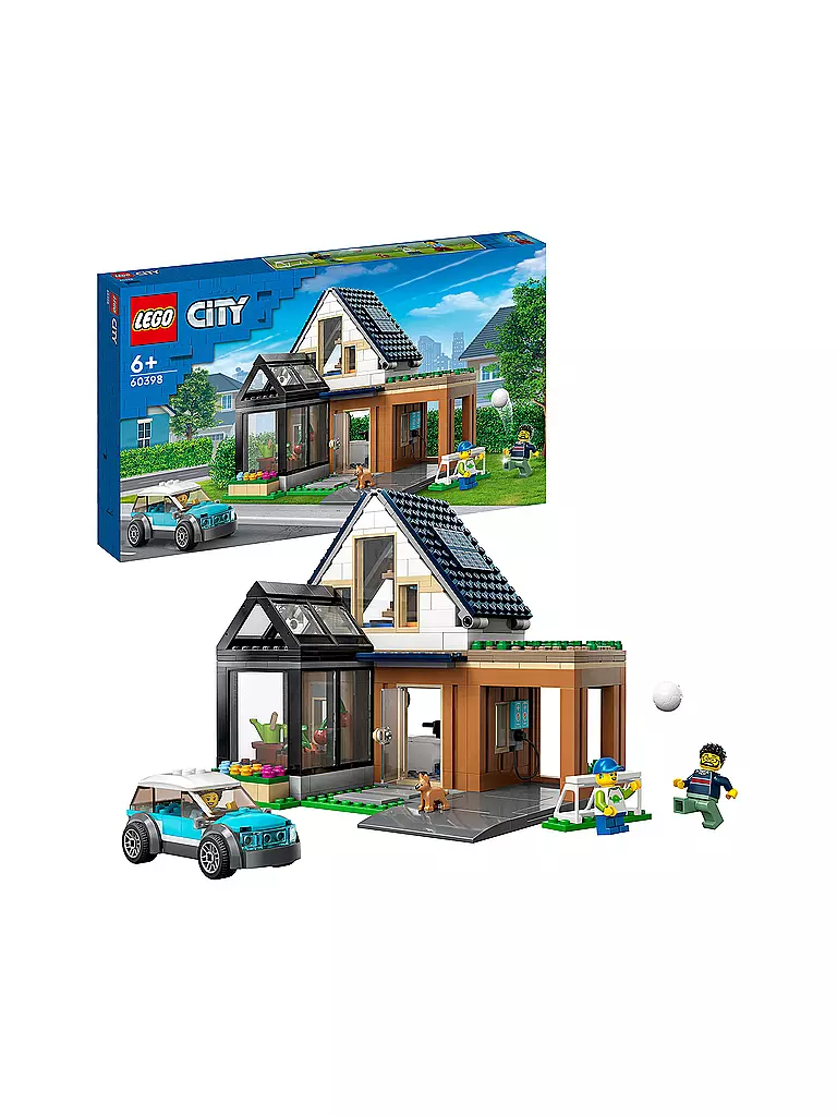LEGO | City - Familienhaus mit Elektroauto 60398 | keine Farbe