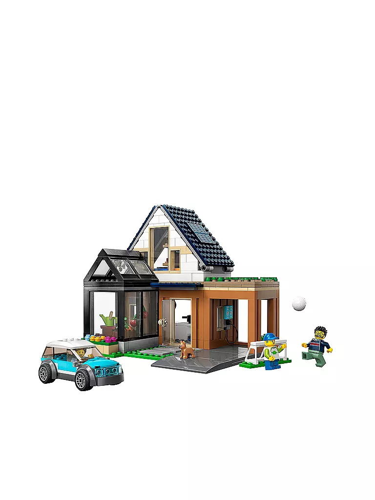 LEGO | City - Familienhaus mit Elektroauto 60398 | keine Farbe