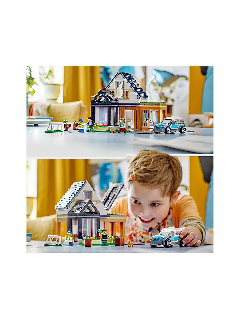 LEGO | City - Familienhaus mit Elektroauto 60398 | keine Farbe