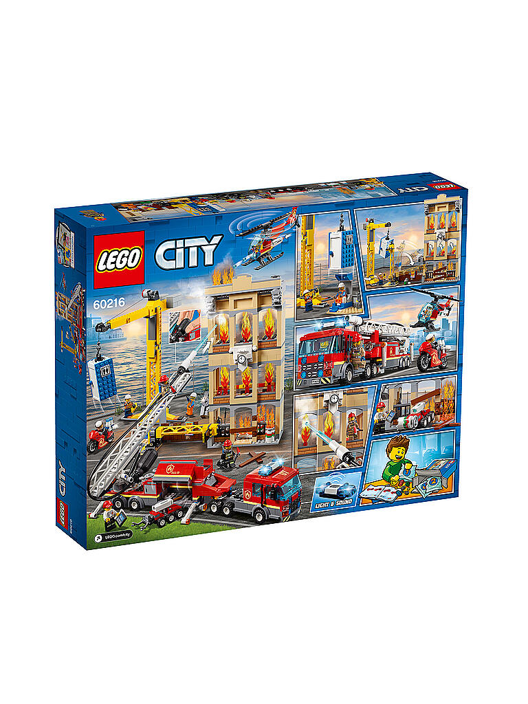 LEGO | City - Feuerwehr in der Stadt 60216 | transparent