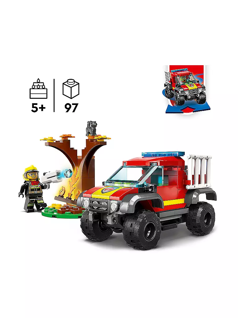 LEGO | City - Feuerwehr-Pickup 60393 | keine Farbe