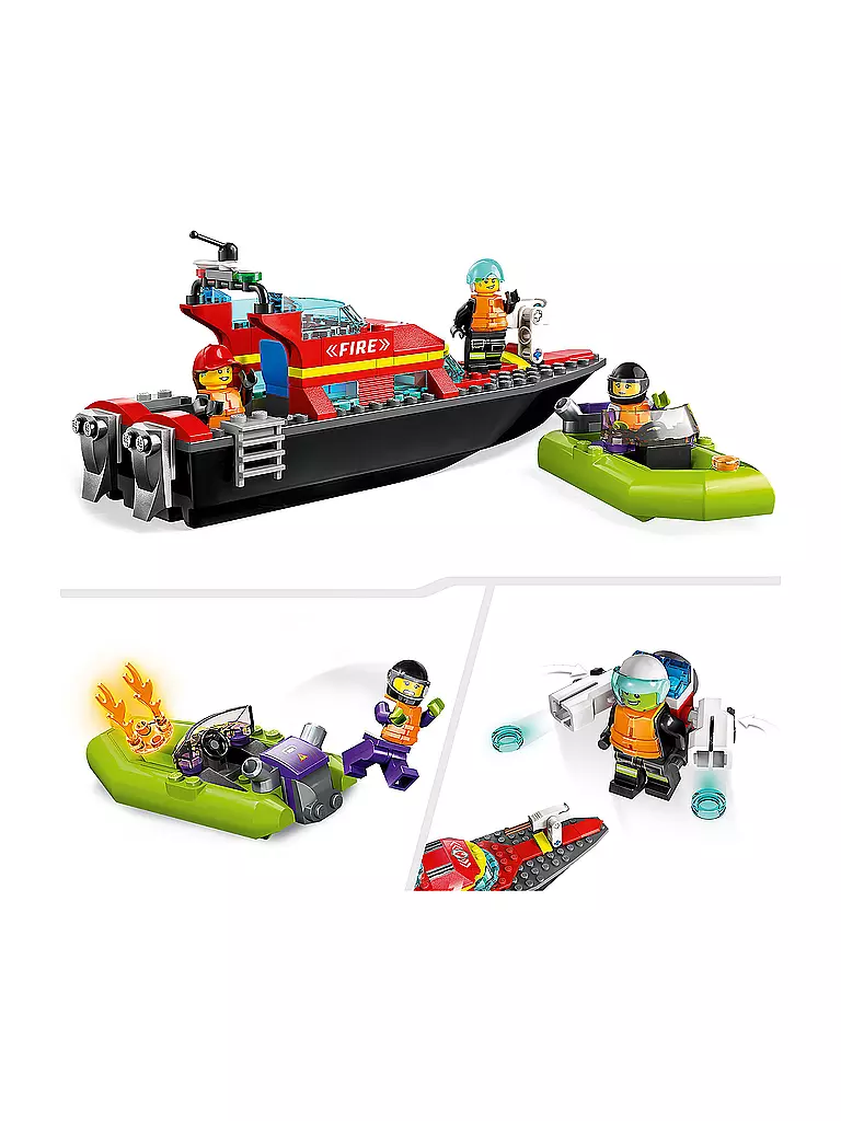 LEGO | City - Feuerwehrboot 60373 | keine Farbe