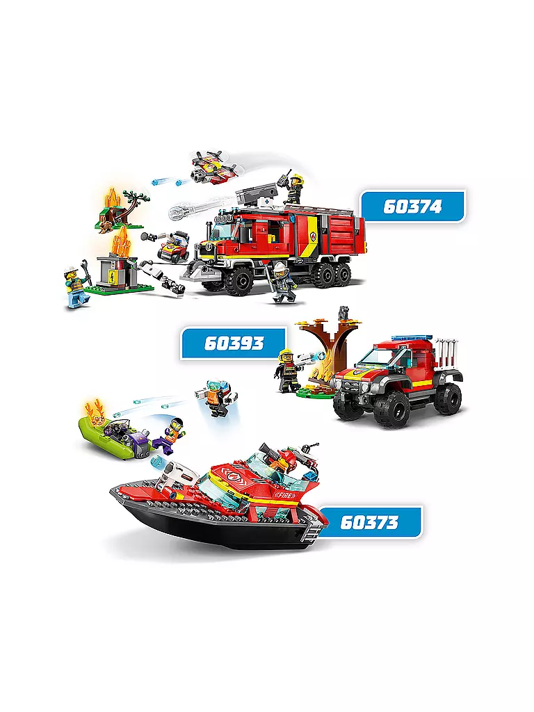 LEGO | City - Feuerwehrboot 60373 | keine Farbe