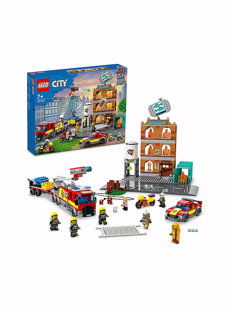 LEGO | City - Feuerwehreinsatz mit Löschtruppe 60321 | keine Farbe