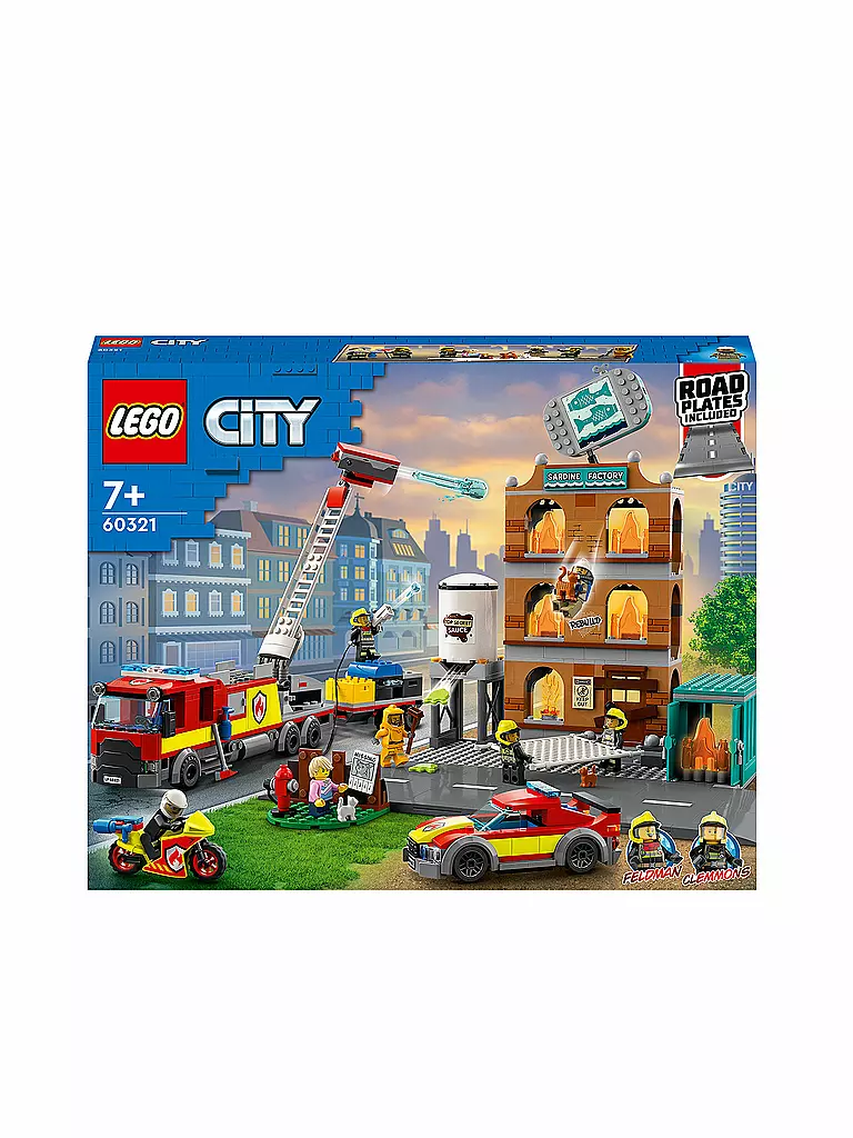 LEGO | City - Feuerwehreinsatz mit Löschtruppe 60321 | keine Farbe