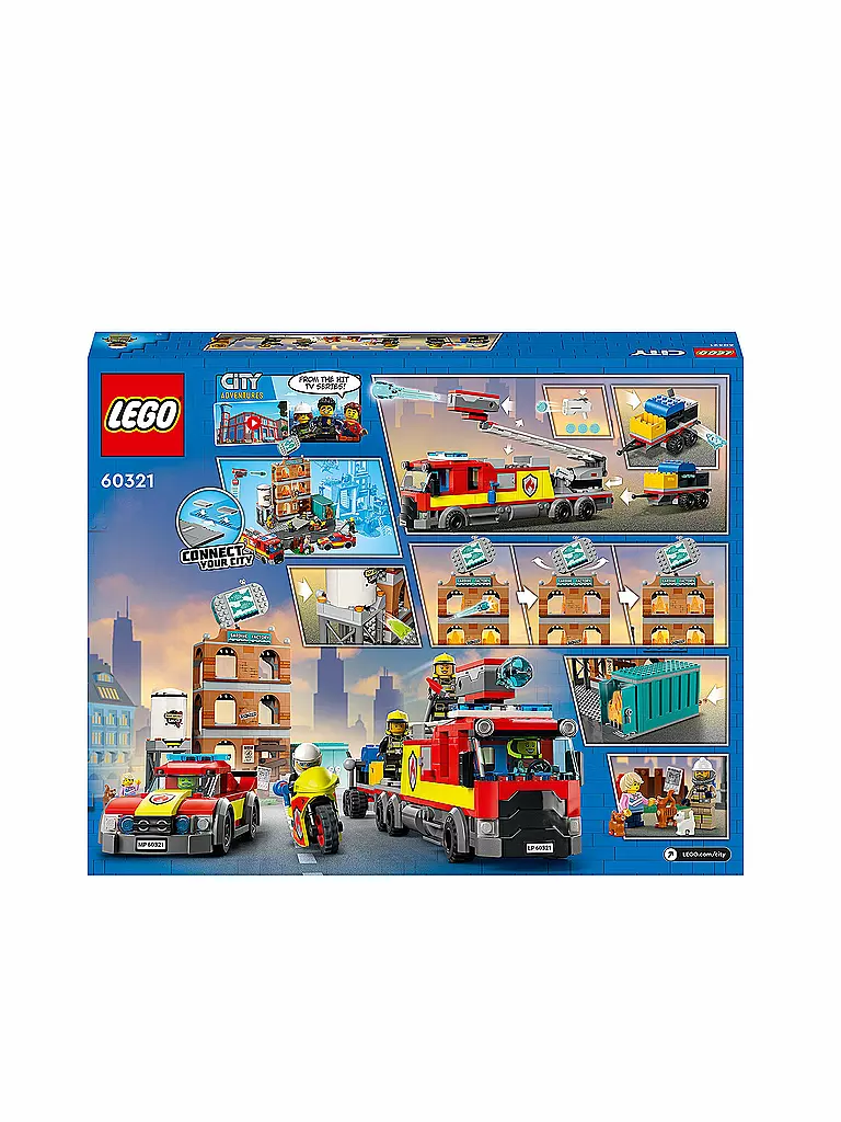 LEGO | City - Feuerwehreinsatz mit Löschtruppe 60321 | keine Farbe