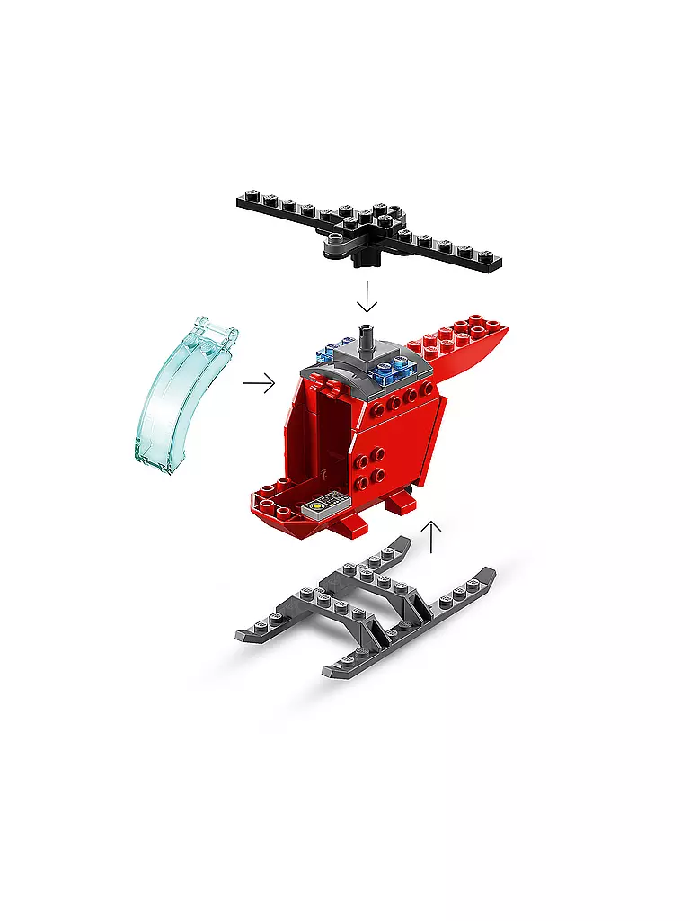 LEGO | City - Feuerwehrhubschrauber 60318 | keine Farbe