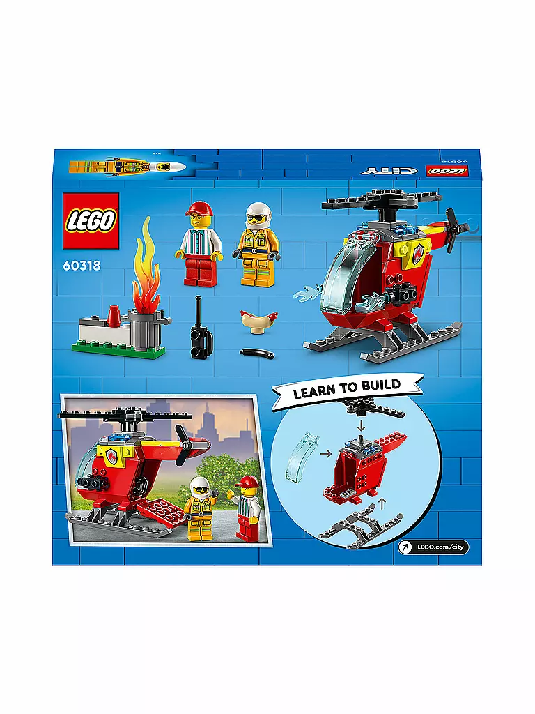 LEGO | City - Feuerwehrhubschrauber 60318 | keine Farbe