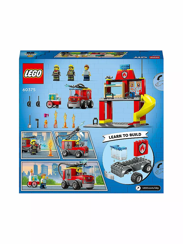 LEGO | City - Feuerwehrstation und Löschauto 60375 | keine Farbe