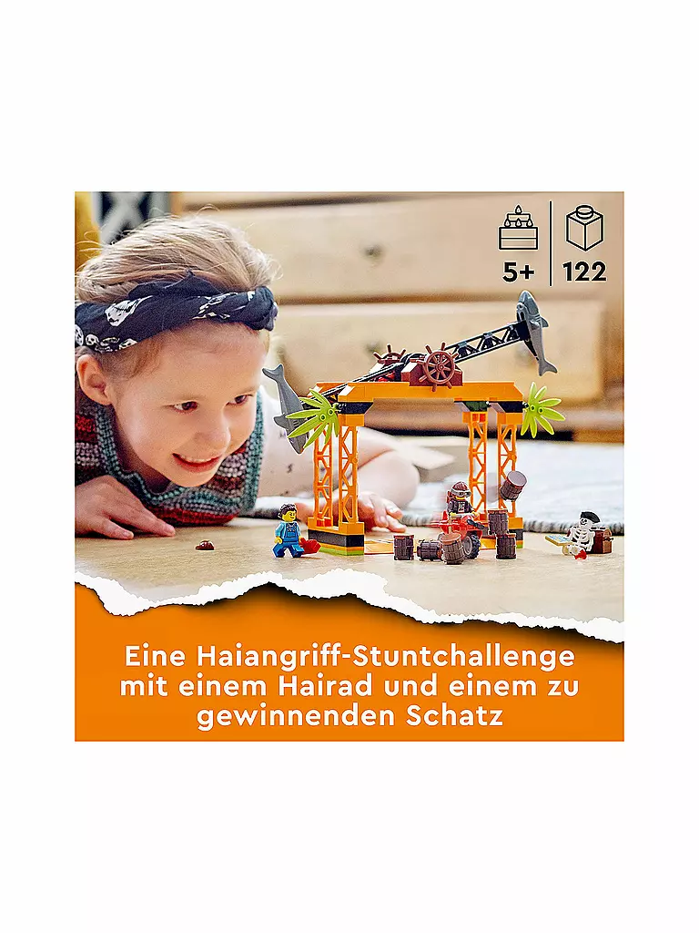 LEGO | City - Haiangriff-Stuntchallenge 60342 | keine Farbe