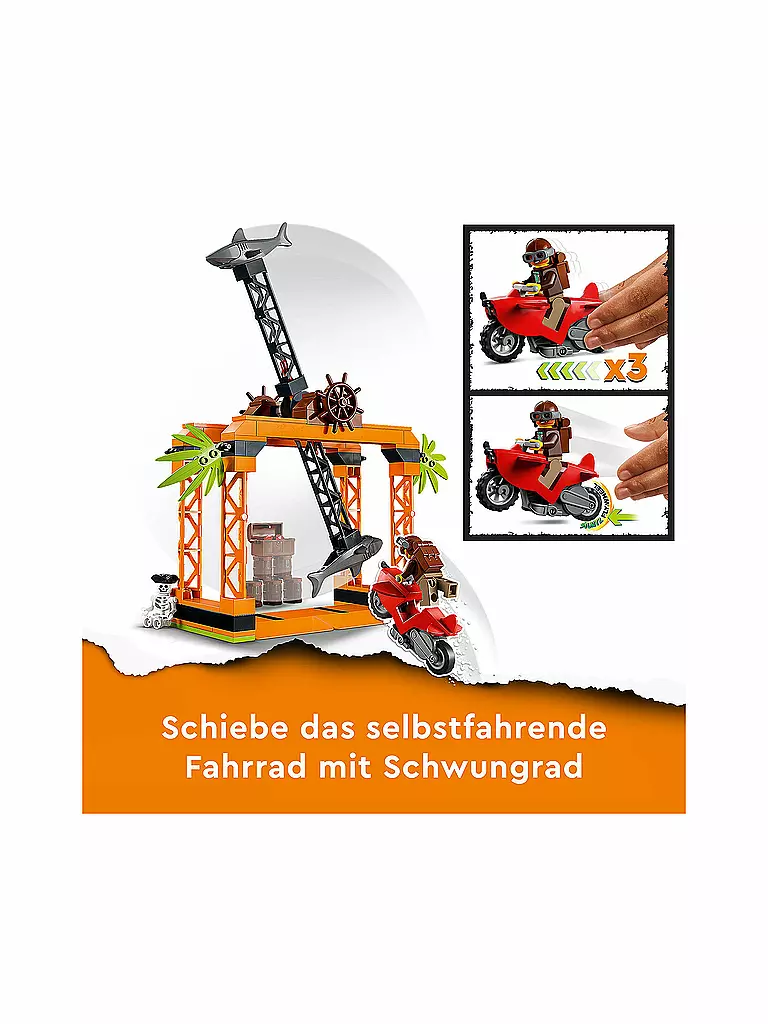 LEGO | City - Haiangriff-Stuntchallenge 60342 | keine Farbe