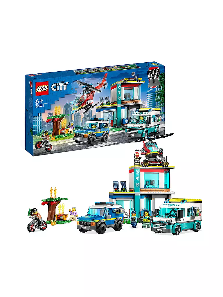 LEGO | City - Hauptquartier der Rettungsfahrzeuge 60371 | keine Farbe