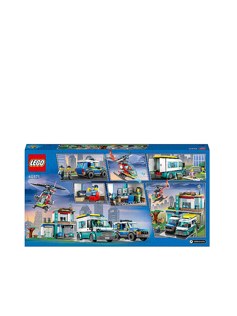 LEGO | City - Hauptquartier der Rettungsfahrzeuge 60371 | keine Farbe