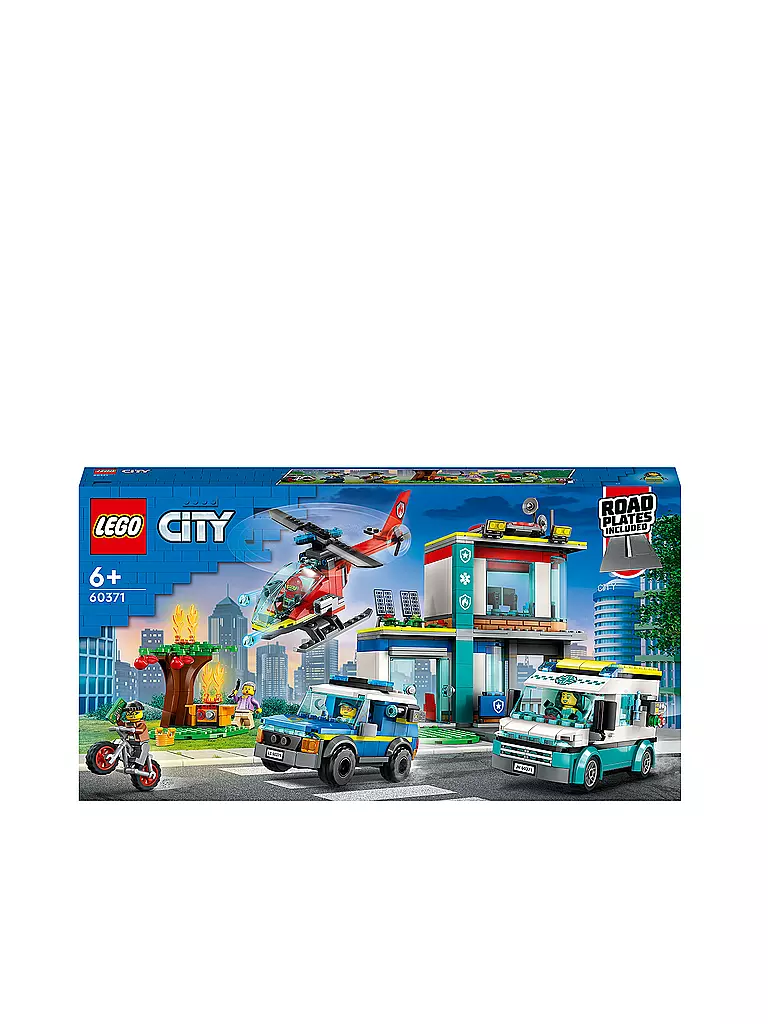 LEGO | City - Hauptquartier der Rettungsfahrzeuge 60371 | keine Farbe