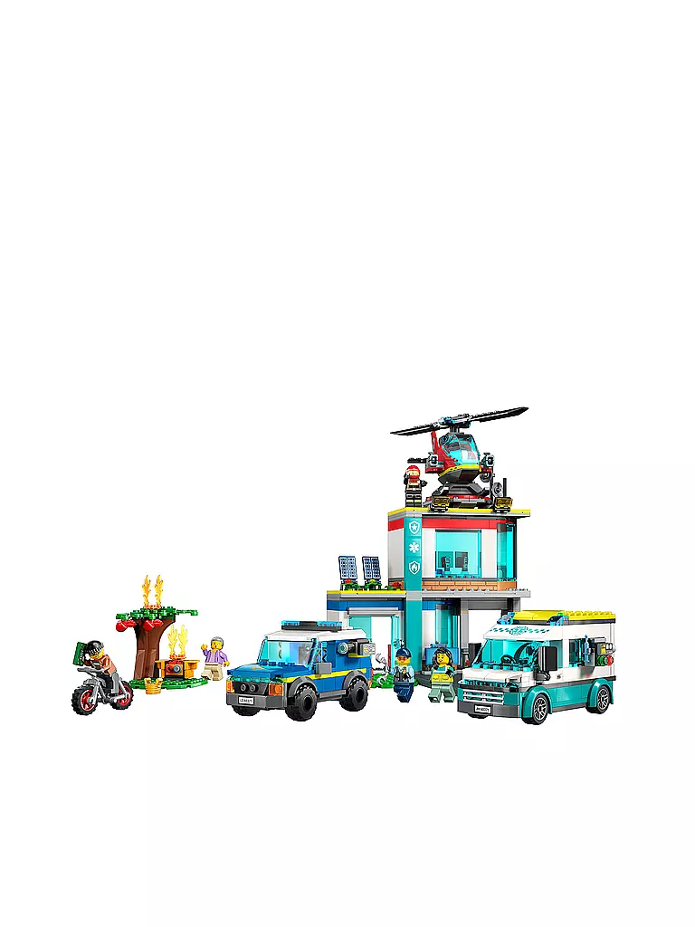 LEGO | City - Hauptquartier der Rettungsfahrzeuge 60371 | keine Farbe