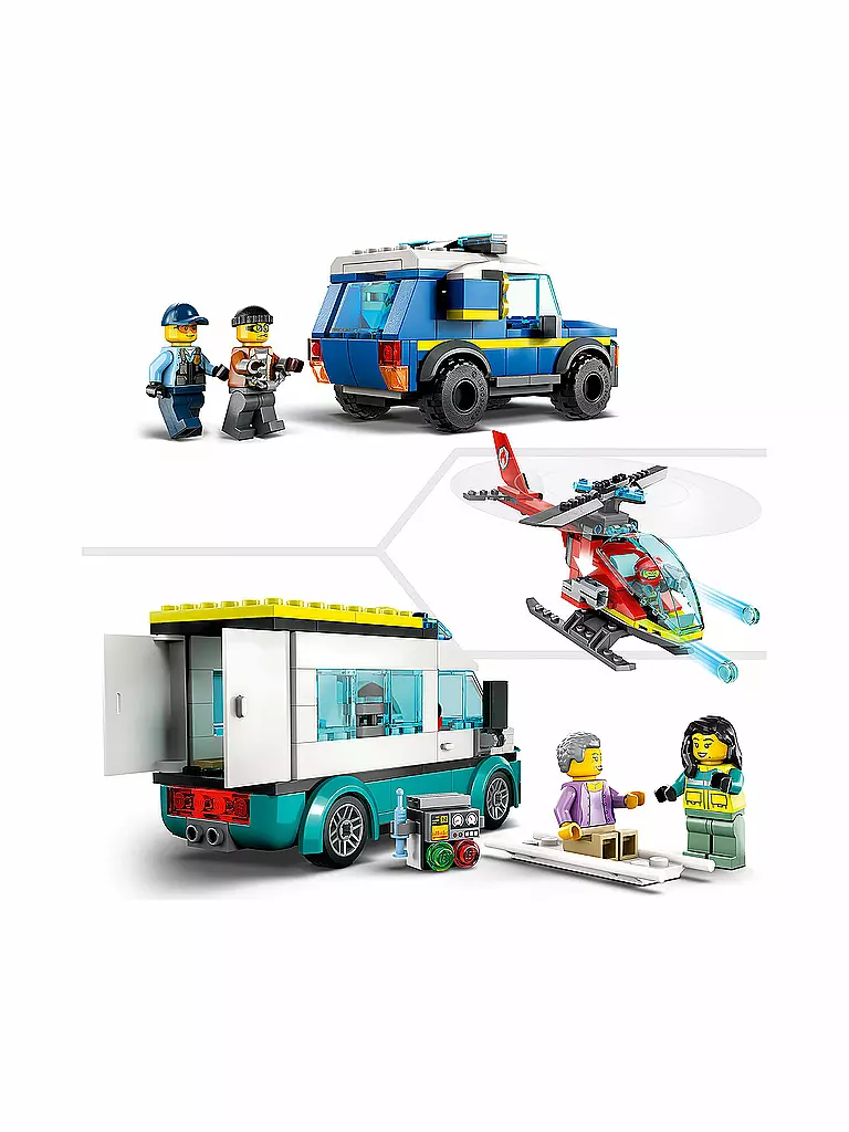 LEGO | City - Hauptquartier der Rettungsfahrzeuge 60371 | keine Farbe