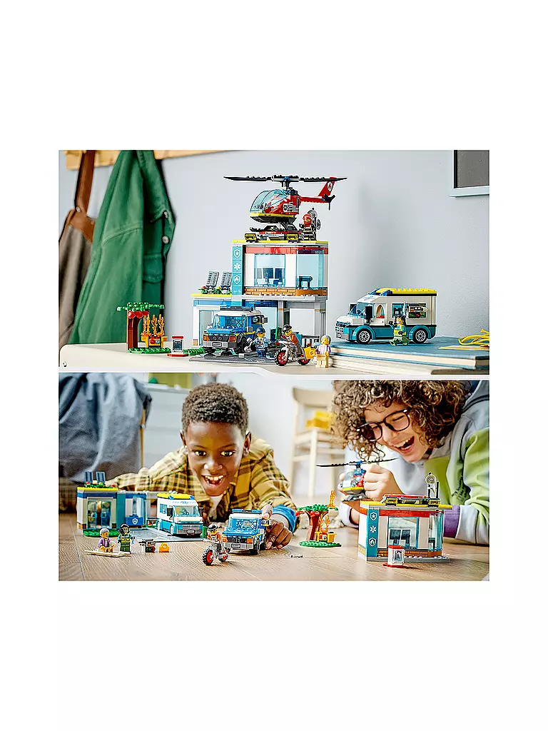 LEGO | City - Hauptquartier der Rettungsfahrzeuge 60371 | keine Farbe