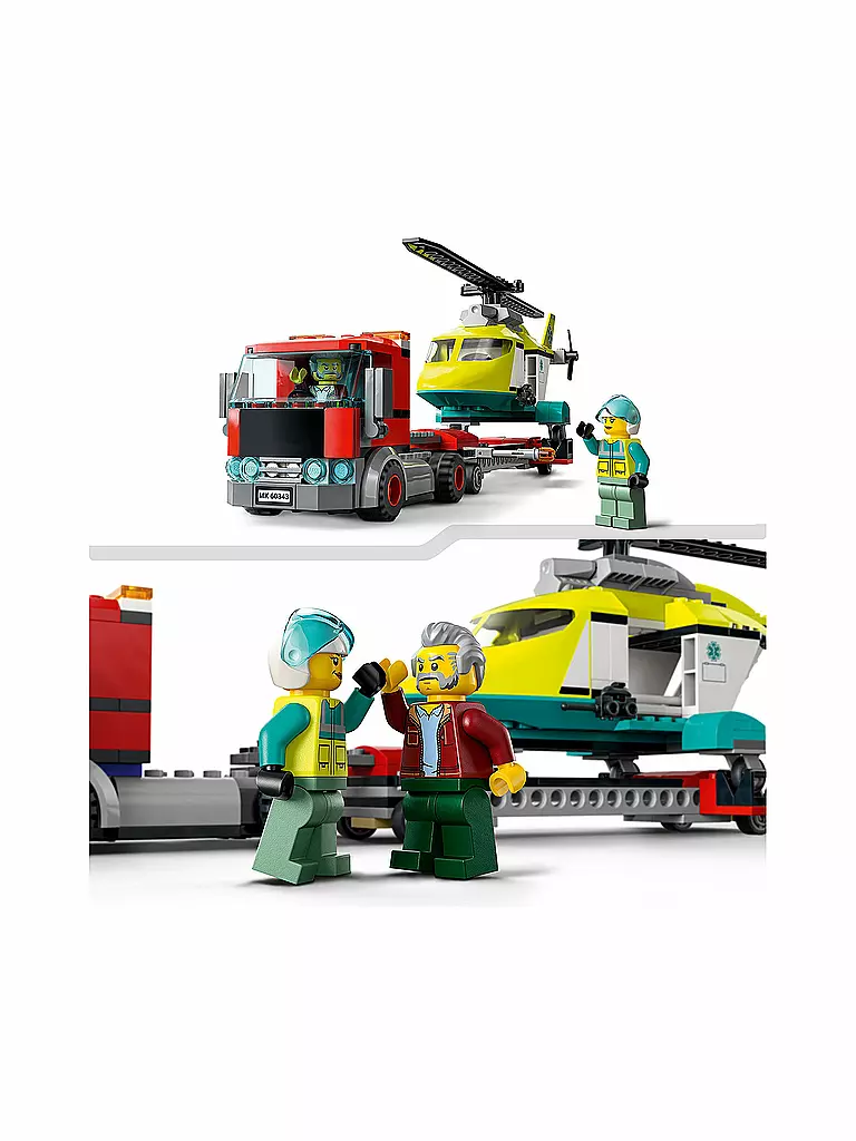 LEGO | City - Hubschrauber Transporter 60343 | keine Farbe