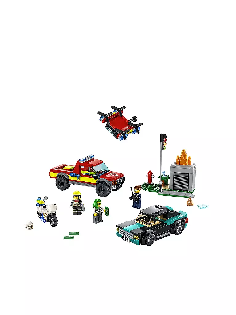 LEGO | City - Löscheinsatz und Verfolgungsjagd 60319 | keine Farbe