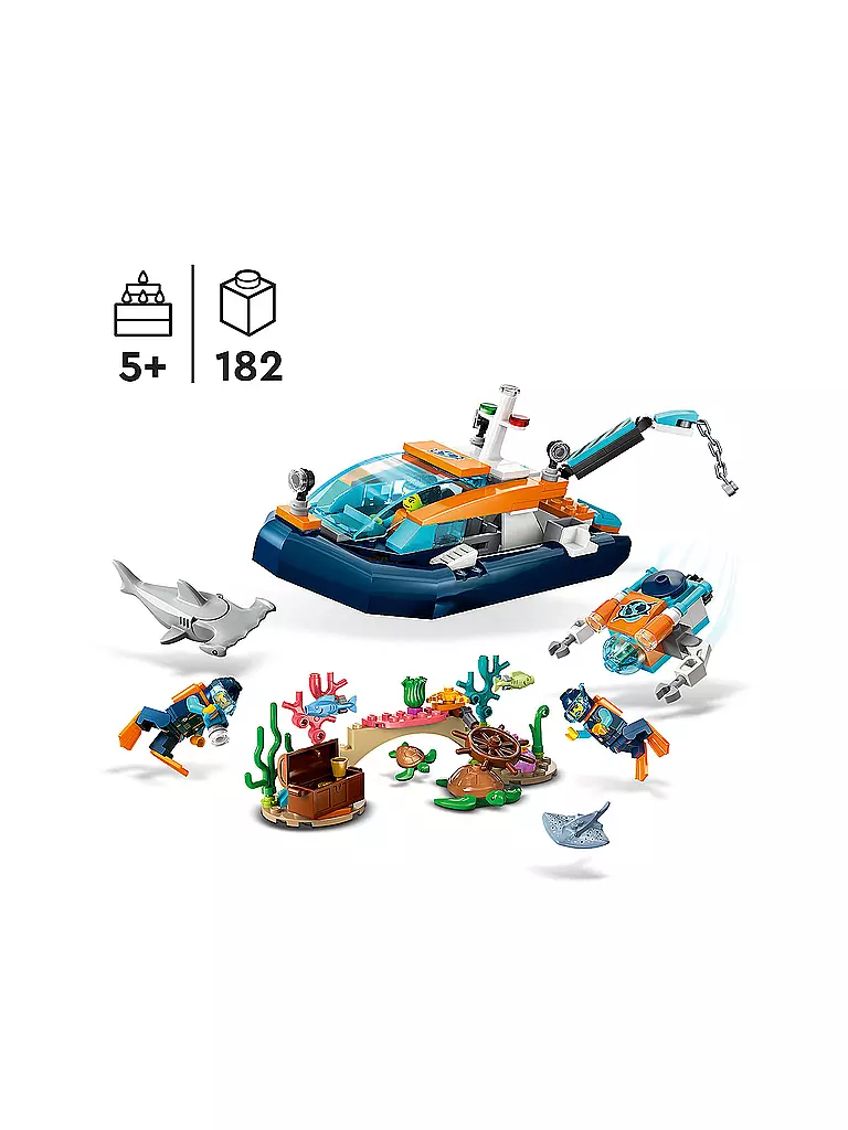 LEGO | City - Meeresforscher-Boot 60377 | keine Farbe