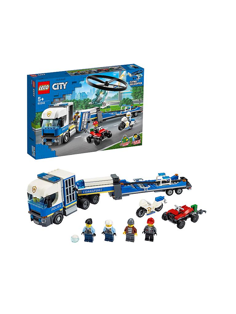 LEGO | City - Polizeihubschrauber-Transport 60244 | bunt
