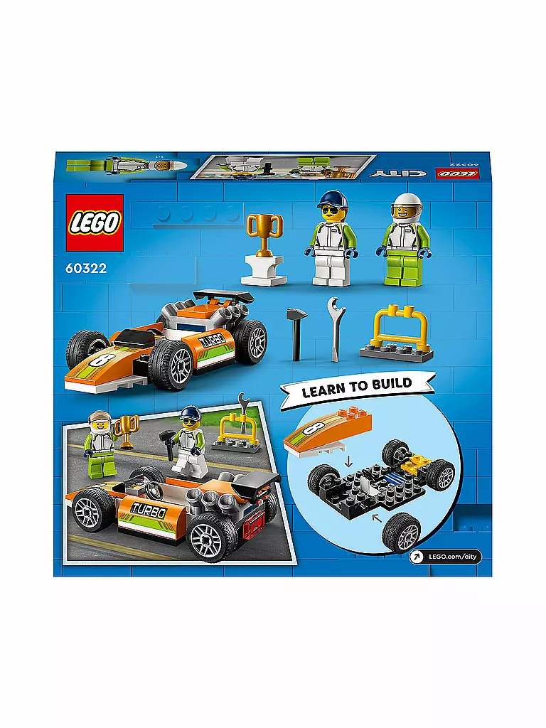 LEGO | City - Rennauto 60322 | keine Farbe
