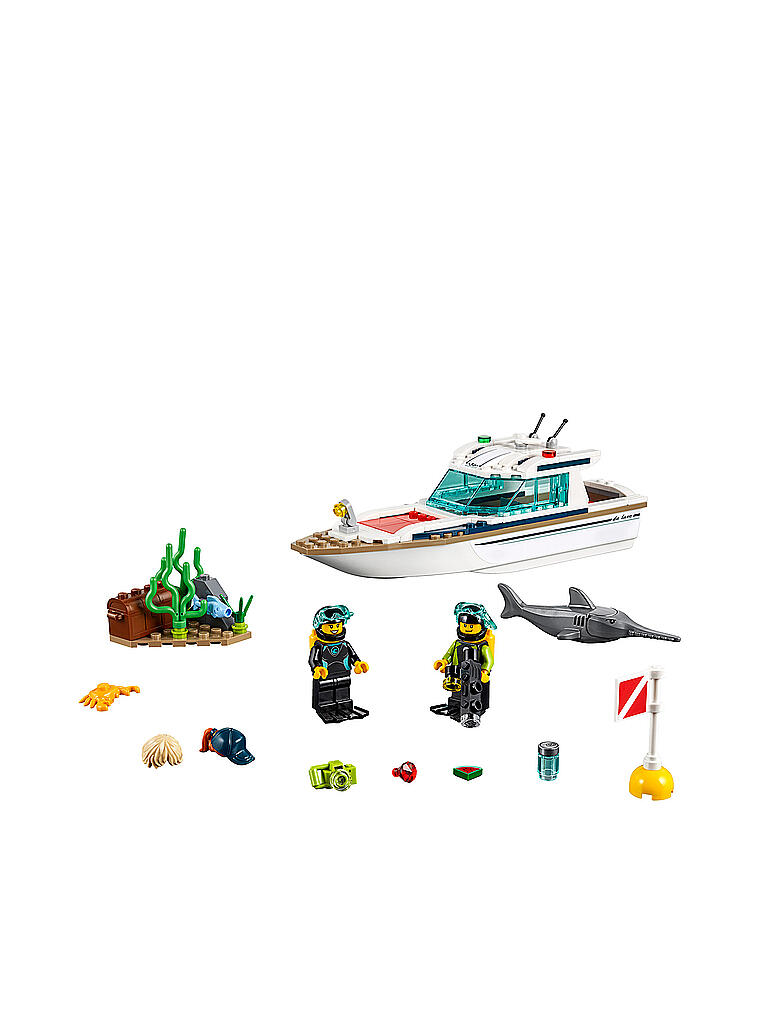 LEGO | City - Tauchyacht 60221 | transparent