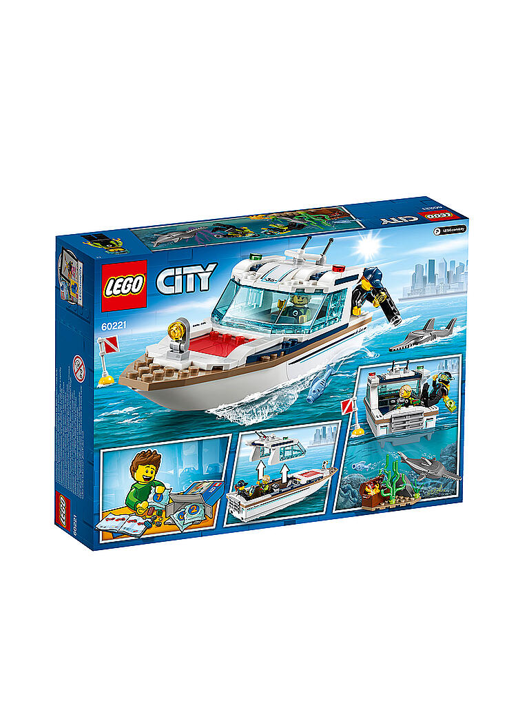 LEGO | City - Tauchyacht 60221 | transparent