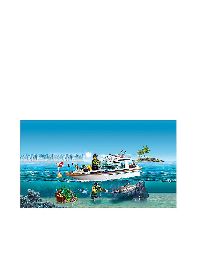 LEGO | City - Tauchyacht 60221 | transparent