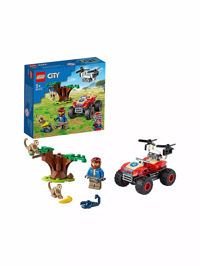 LEGO | City - Tierrettungs Quad 60300 | keine Farbe