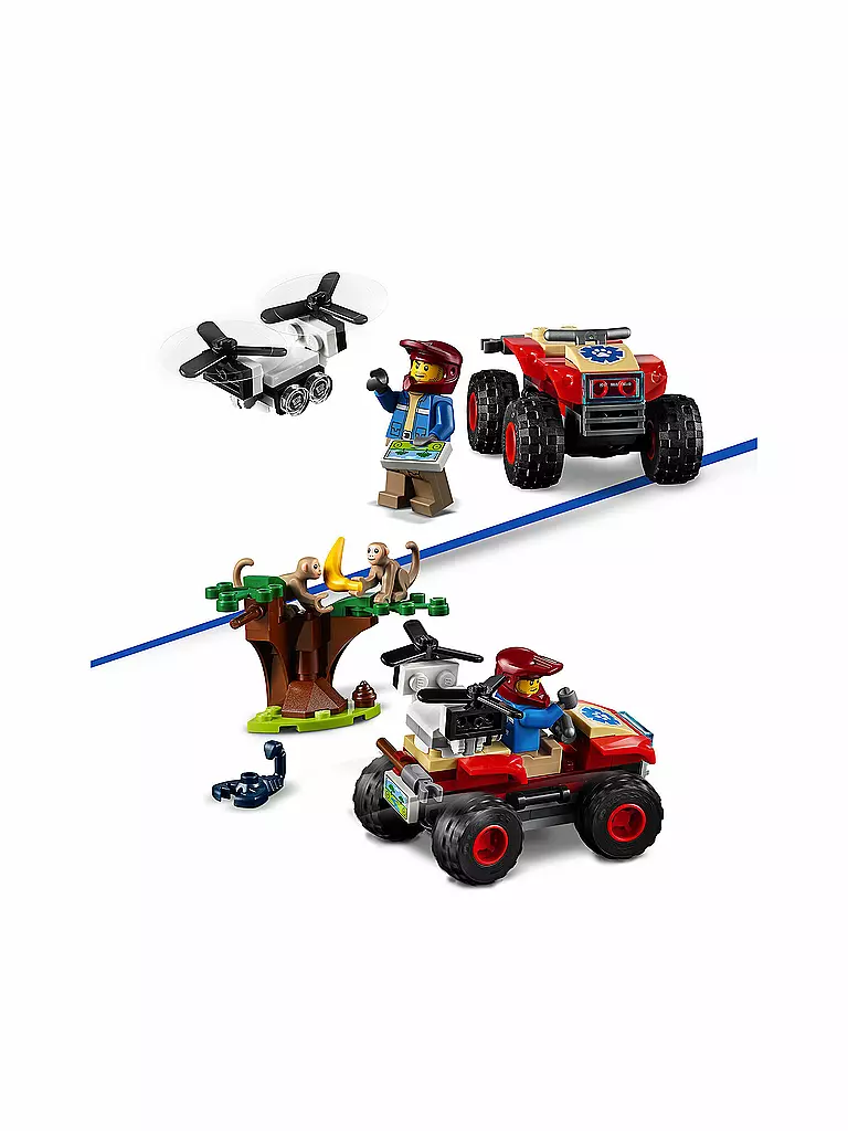 LEGO | City - Tierrettungs Quad 60300 | keine Farbe