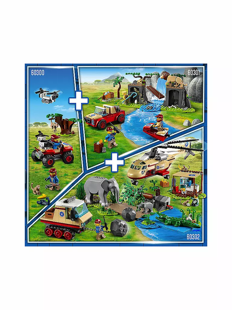 LEGO | City - Tierrettungs Quad 60300 | keine Farbe