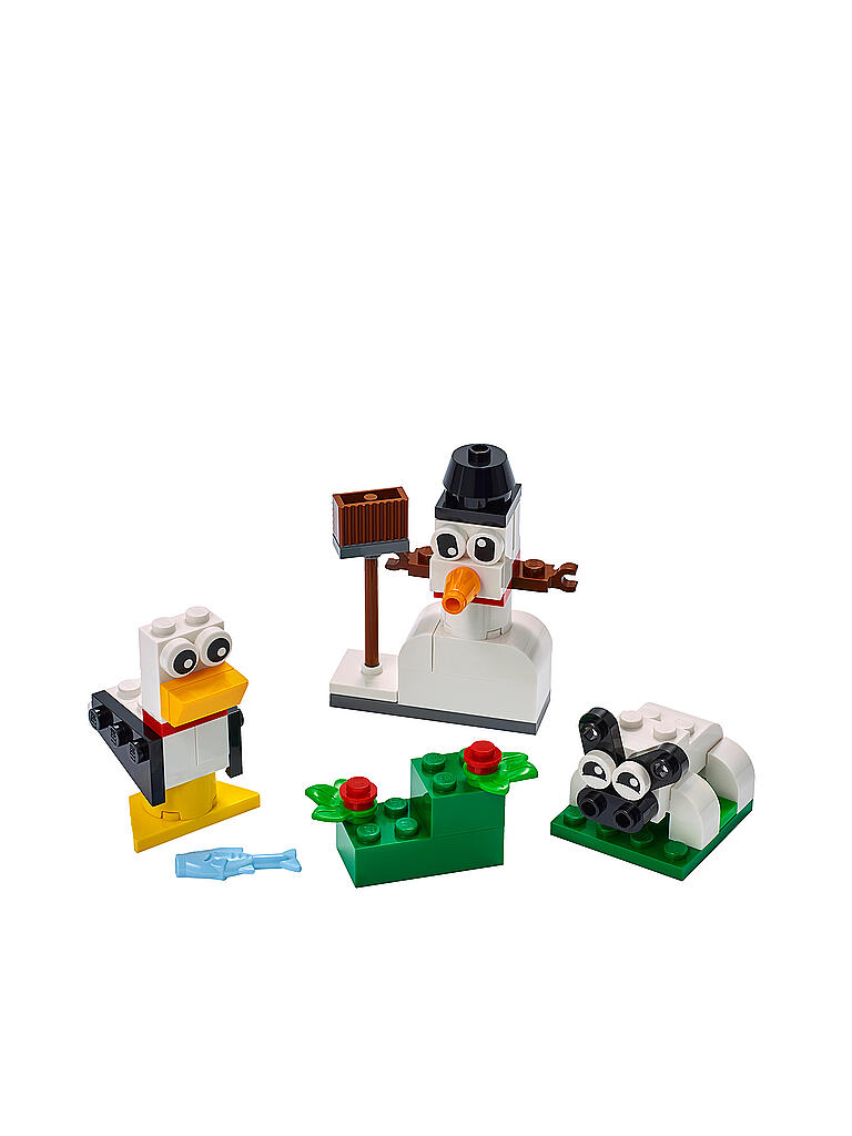 LEGO | Classic - Kreativ-Bauset mit weißen Steinen 11012 | keine Farbe
